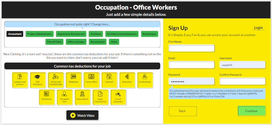 Office worker tax returns show you the common tax deductions you can claim based on your occupation